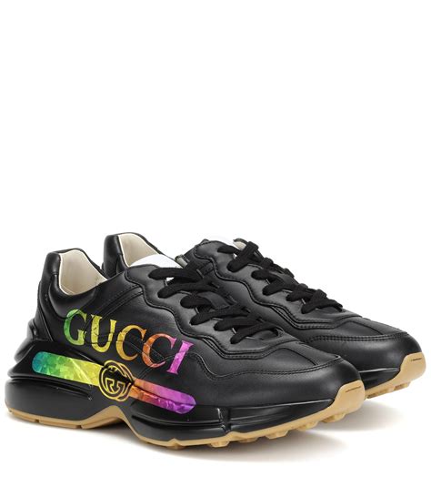 women's gucci black sneakers|farfetch gucci sneakers women.